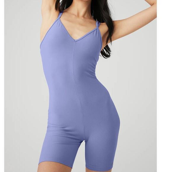 Alo Yoga Alosoft Suns Out Onesie Infinity Blue Size XS Limited Edition Romper - Picture 2 of 14